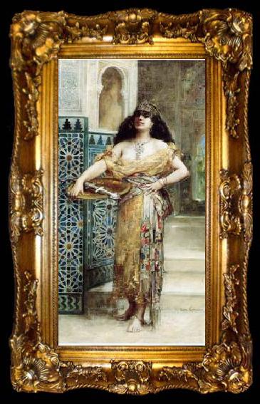 framed  unknow artist Arab or Arabic people and life. Orientalism oil paintings 557, ta009-2